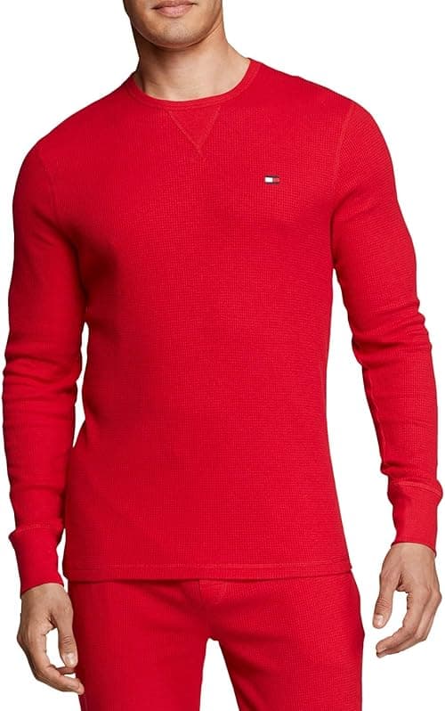 Tommy Hilfiger mens Thermal Long Sleeve Crew Neck Shirt Pajama Top on Amazon.ae - Price Tracker