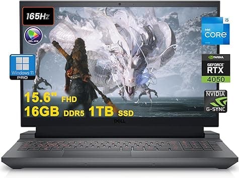 Dell (Refurbished) G15 5530 Gaming Laptop | 15.6" FHD 165Hz (100% sRGB, 3ms, G-SYNC + DDS) | Intel 10-core i5-13450HX (>i7-12650H) | 16GB DDR5 1TB SSD | GeForce RTX 4050 Backlit USB-C Win11Pro on Amazon.ae - Price Tracker
