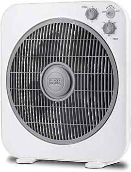 Black & Decker 40W Box Desk Fan 12 Inch Diameter, 3 Speeds Low/Medium/High And 5 Blade Design With Adjustable Portable/Travel Friendly Body To Direct Swing FB1220-B5 2 Years Warranty on Amazon.ae - Price Tracker