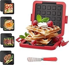 Microwave Grill & Sandwich Maker - Fast Cook Grilled Cheese, Panini, Waffle & Breakfast Press (<5 Min) | Non-Stick, Easy Clean, Dishwasher Safe, Compact Kitchen Appliance for Dorm & Office - Amazon.ae Price Tracker