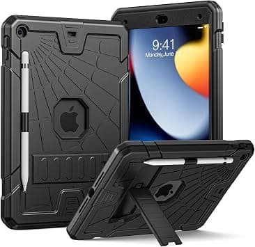 Case Cover Compatible with iPad 9th/8th/7th Generation 2019 & iPad 10.2 Inch 2021/2020 with Pencil Holder&Stand, Shockproof Protective Case with Soft TPU on Amazon.ae - Price Tracker