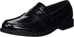Nunn Bush Men's Lincoln Classic Penny Loafer Slip-On, Black Polished, 45 EU Wide - دليلك لأفضل العروض