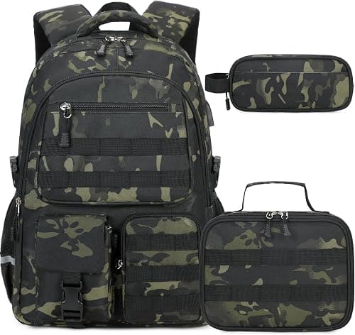 DIGOBAY Backpack with Lunch Box, Pencil Cace على Amazon.ae - متتبع الأسعار