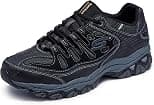 Skechers Men's Afterburn Memory-Foam Lace-up Sneaker - Best Deal Finder