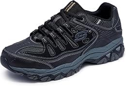 Skechers Men's Afterburn Memory-Foam Lace-up Sneaker - Best Deal Finder