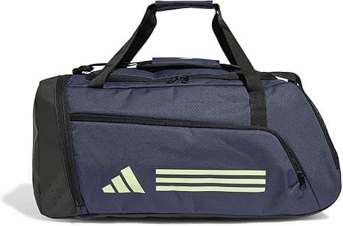 Adidas Essentials 3-Stripes Unisex Adults Duffel Bag Shanav/Grespa Size L on Amazon.ae - Price Tracker