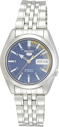 Seiko Men's Automatic Blue Dial Stainless Steel Watch SNK371K on Amazon.ae - Price Tracker
