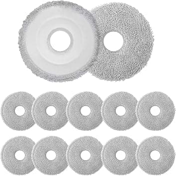 12 pcs wipes for Dreame X50/X40/L20 Ultra Complete, robot vacuum cleaner, reusable, washable accessories on Amazon.ae - Price Tracker