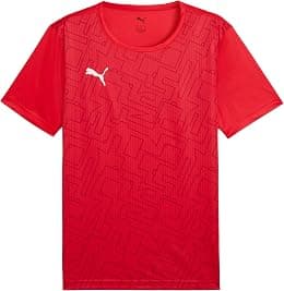 PUMA Men Red individualRISE Graphic Jersey T-Shirt - Best Deal Finder