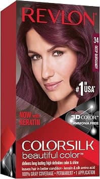 Revlon ColorSilk Haircolor, Deep Burgundy, 1 Count - Best Deal Finder