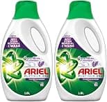 Ariel Lavender Laundry Detergent Liquid Gel, 1 in Stain Removal with 48 Hours of Freshness, 1.8L (Pack of 2) - متتبع أسعار Amazon.sa