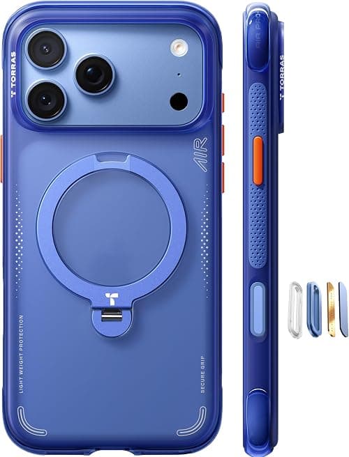 TORRAS Q3 Air for iPhone 18 Pro Max Case, 360 Magnetic Stand - Arctic Blue on Amazon - Best Deal Finder