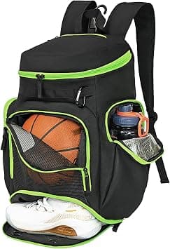 LARIPOP Basketball Backpack Large Sports Bag, Gym Bag with Ball Compartment and Shoe Compartment to Store Sports Shoes Water Bottles Laptops and Daily Necessities, Widely Used in Basketball, Soccer على Amazon.ae - متتبع الأسعار