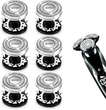 SH90 Replacement Heads for Philips Norelco 9000 8000 Electric Shaver 6-Pack on Amazon.ae - Price Tracker