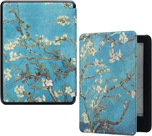Case for 7" Kindle Paperwhite 12th Generation 2024 and Kindle Colorsoft Signature Edition, Soft Drop-Proof Shockproof Back Protective Cover (Flower) on Amazon.ae - Price Tracker