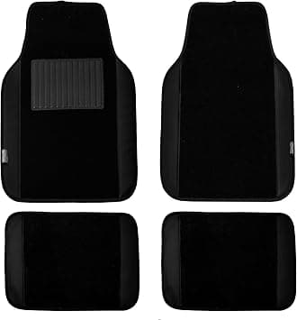 FH Group Car Floor Mats - Carpet for Cars, Universal Fit Automotive All Purpose Car Protector Mat for Most Sedan, SUV, Truck Floor Mats Black on Amazon.ae - Price Tracker