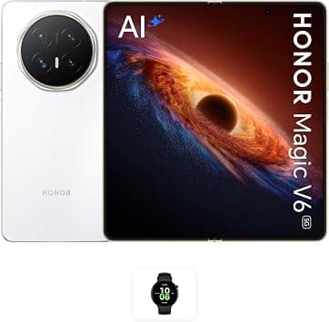 HONOR Magic V6 5G Foldable Smartphone, 16GB RAM + 512GB Storage, White Bundle With Honor Watch, Screen Damage Insurance & 12M Extended Warranty Coverage - UAE Type Approved on Amazon.ae - Price Tracker