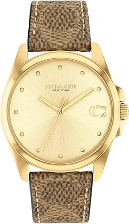 Coach Greyson Women's Watch | Enhancing Elegance for Every Event | Water Resistant on Amazon.ae - Price Tracker