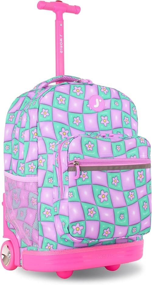 J World New York unisex-adult Sunrise Rolling Backpack على Amazon.ae - متتبع الأسعار