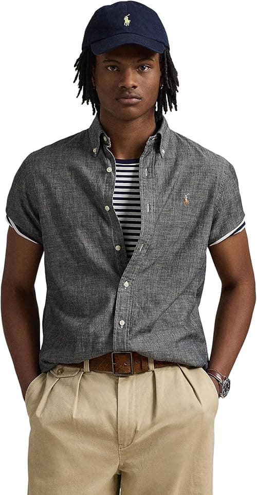 POLO RALPH LAUREN Men's Classic Fit Chambray Shirt on Amazon.ae - Price Tracker