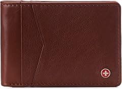 alpine swiss Delaney Men’s RFID Blocking Slimfold Wallet Thin Bifold Cowhide Leather Comes in Gift Box - Amazon.ae Price Tracker