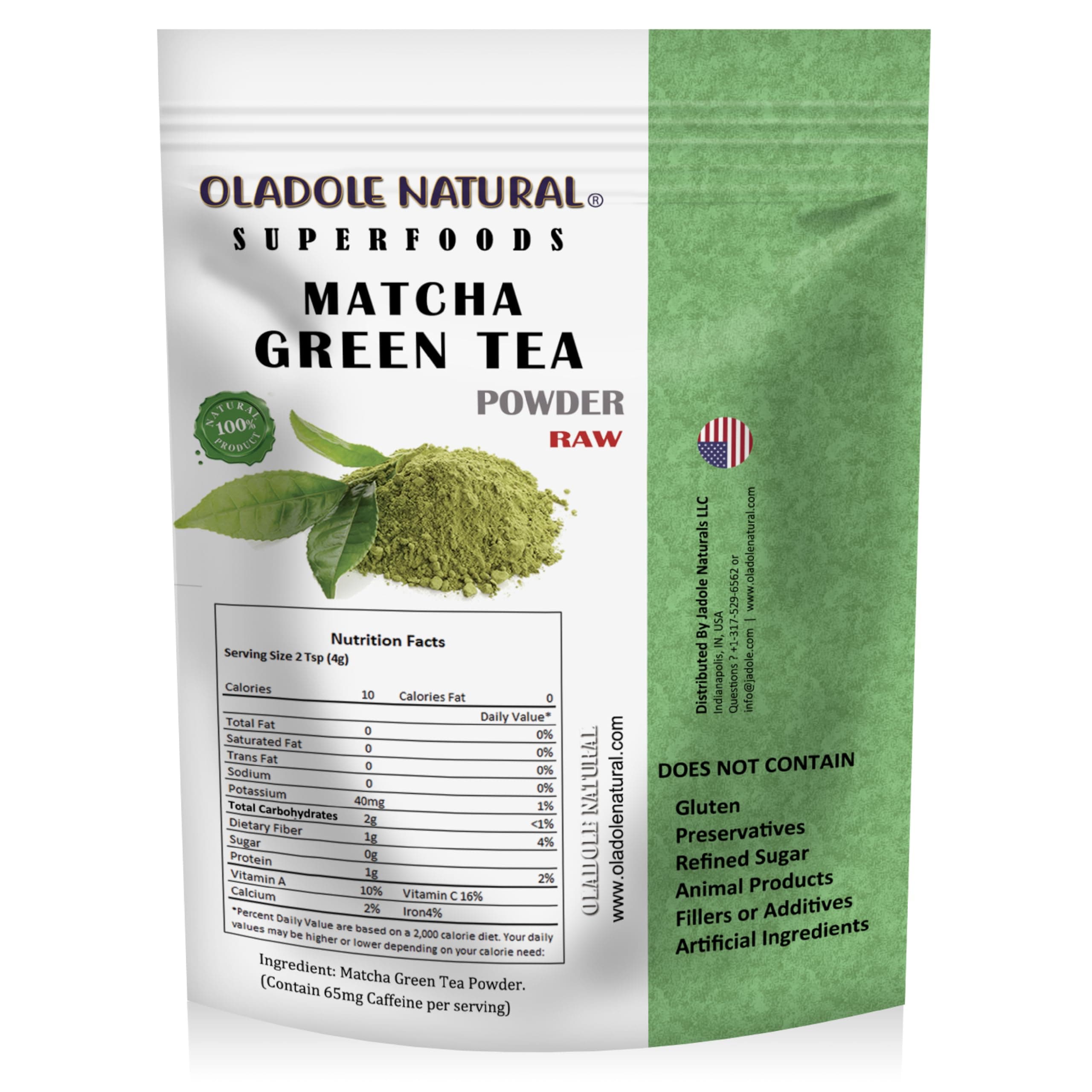 Oladole Natural Matcha Green Tea Powder - 50g | Traditional Premium Ceremonial Grade Matcha For Weight Management, Antioxidants, Energy Boost | Ideal for Tea, Lattes, Baking & Smoothies | Non-GMO on Amazon.ae - Price Tracker