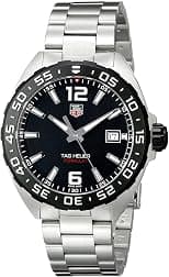 TAG Heuer WAZ1110.BA0875 – Wrist Watch, Stainless Steel Strap Silver, Black, bracelet - Best Deal Finder