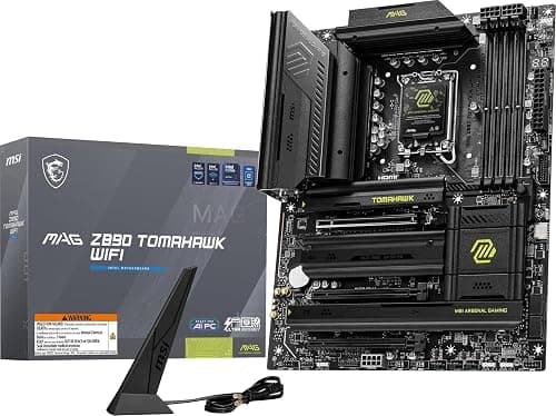 MSI MAG Z890 Tomahawk WiFi Gaming Motherboard (Supports Core Ultra Series 2 Intel Processors, LGA 1851, DDR5, PCIe 5.0, M.2, SATA, 5Gbps LAN, USB Type-C, Wi-Fi 7, Bluetooth 5.4, Thunderbolt 4, ATX) on Amazon.ae - Price Tracker
