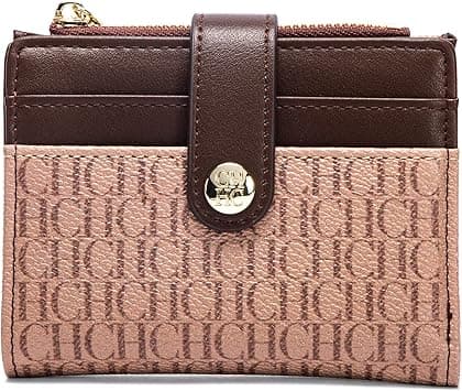 CHCH Women's Wallets - Elegant Card Holder with Multiple Compartments - Small and Compact Purse - Unique Design Wallet with Coin Holder - Original Gift (Khaki) on Amazon.ae - Price Tracker