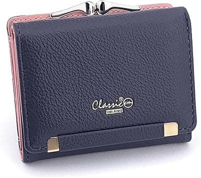Classic Milano Wallet for Women – Stylish Faux Leather Ladies Wallet with Card Holder | Coins Clipped Purse for Women | Slim Women’s Wallet for Daily Use, Travel & Gifting (1, Grey (CM-23)) on Amazon.ae - Price Tracker