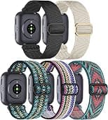 5 Pack Elastic Nylon Watch Band Compatible with Amazfit Bip 6/ Bip 5/Gtr 4/Gtr 3/Gtr 2/47mm/Balance, 22mm Elastic Watch Strap for Men and Women - Best Deal Finder