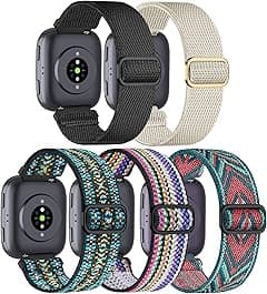 5 Pack Elastic Nylon Watch Band Compatible with Amazfit Bip 6/ Bip 5/Gtr 4/Gtr 3/Gtr 2/47mm/Balance, 22mm Elastic Watch Strap for Men and Women - Amazon.ae Price Tracker
