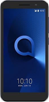 Alcatel 1 (2019) Sim Free Unlocked UK 4G Smartphone, FullView 18:9 Display with 8MP Camera, 1GB RAM / 8GB Storage and Android Oreo (Go edition) - Metallic Blue على Amazon.ae - متتبع الأسعار