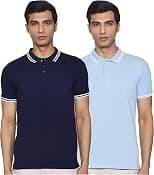 Amazon Brand - Symbol Men's Solid Regular Fit Polo (2 Set) (CT-PO2) - Best Deal Finder