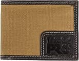 Timberland PRO Men's Canvas Leather RFID Billfold Wallet with Back ID Window - Best Deal Finder
