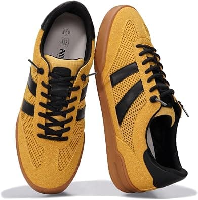 Project Cloud Shoes for Men - 100% Genuine Leather Mens Casual Shoes Memory Foam Insole Sneakers - Non Slip Outsole Dress Sneakers Men (HIS VERDY) على Amazon.ae - متتبع الأسعار