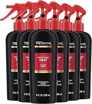 TRESemmé Protecting Heat Spray Keratin Smooth Pack of 6 for Taming Frizz & Reducing Breakage, with Protection up to 450°, 8 oz on Amazon.ae - Price Tracker