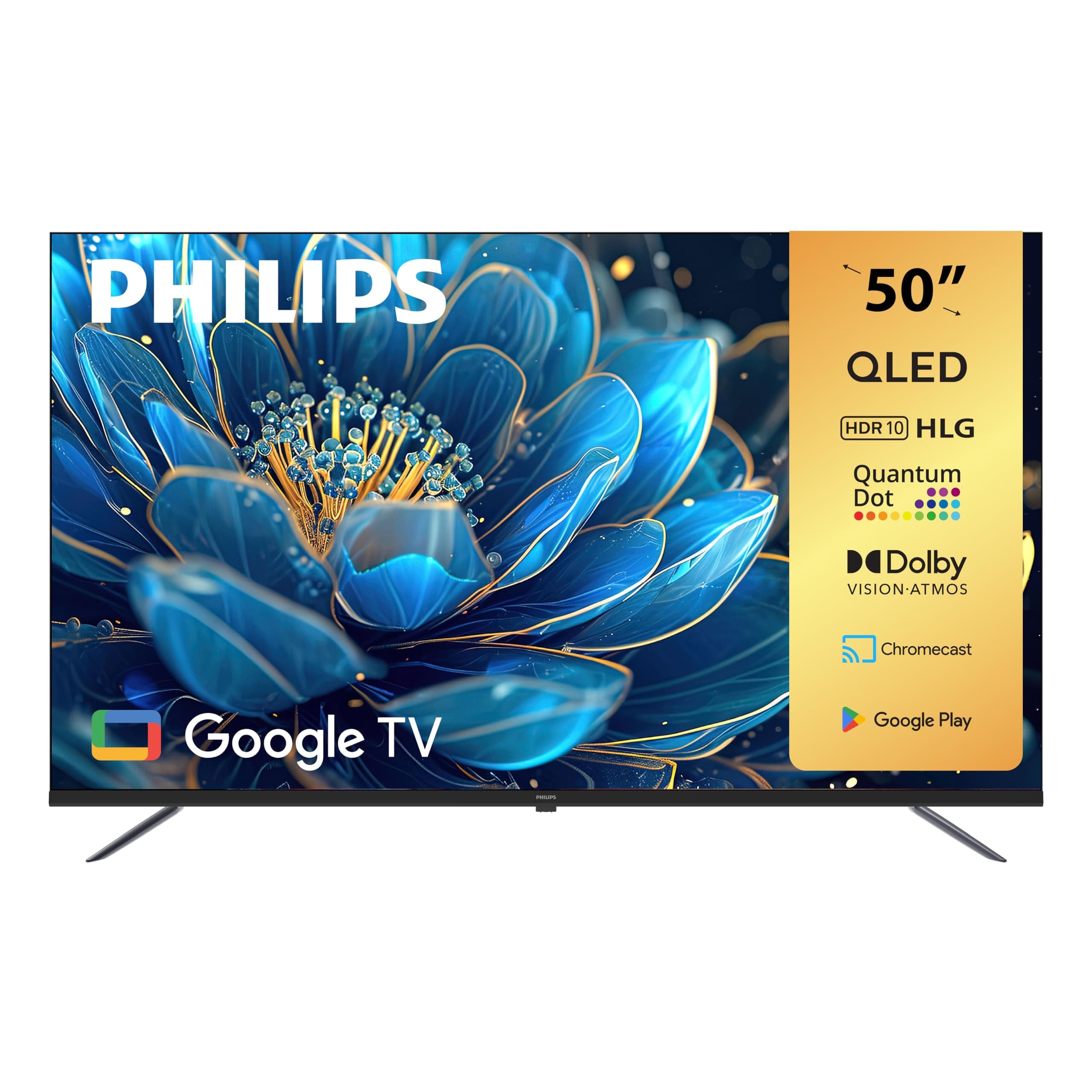 Philips 50 INCH QLED GOOGLE SMART TV 50PQT8169/56 on Amazon.ae - Price Tracker