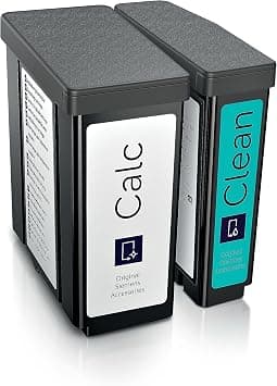 SIEMENS Multipack 1x Cleaning and Descaling Cartridge TZ800Z3 for EQ900plus Fully Automatic Coffee Machines, Content 1 Cleaning and 1 Descaling Cartridge | 1 x Descaler and 1 x Cleaner Cartridge Set, Compatible with Siemens EQ900 Plus Fully Automatic coffee machines on Amazon.ae - Price Tracker