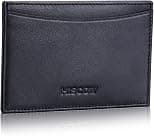 Leather Thin Card Holder, Slim ID Case Small Credit Card Wallet for Men & Women - Best Deal Finder