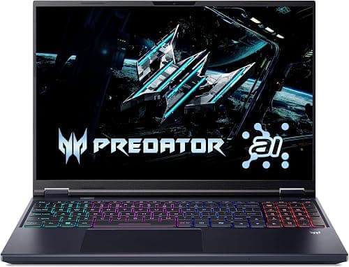 Acer Predator Helios Neo 16 Gaming Laptop 14th Gen Intel Core Ultra 9-275HX 24 Cores Upto 5.4GHz/16GB DDR5 6400MHz/1TB SSD/8GB NVIDIA®GeForce®RTX 5060/16" WQXGA IPS 180Hz/W11/WiFi-6/Obsidian Black on Amazon.ae - Price Tracker