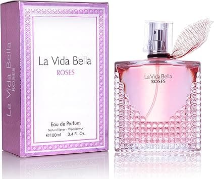 La Vida Bella Roses for Women Eau De Parfum - Floral Amber Fragrance that Combines Top Notes of Raspberry, Pink Pepper & Bergamot - Sugary Rush & Citrusy - Spicy & Rich Aromatic Scent 100ml Bottle on Amazon.ae - Price Tracker