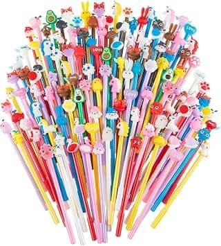 40 Pack Cute Cartoon Pens Animal Writing Pens 0.5 mm Assorted Styles Pens Stationery for Office School Student Kids Present,Classroom, Party Favors, Goodie Bags Fillers, Birthday Day Gifts and Prize on Amazon.sa - Price Tracker