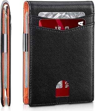 Excefore Wallet for Men Slim Larger Capacity with 12 Slots RFID Blocking Men's Wallet Minimalist Front Pocket Bifold Leather with ID Window Gift Box on Amazon.ae - Price Tracker