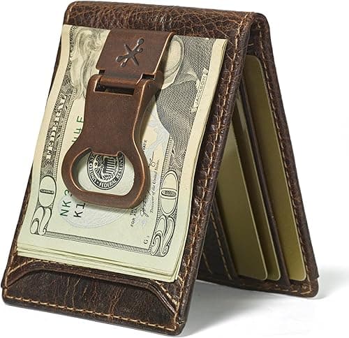 House of Jack Co. HOJ Bottle Opener Front Pocket Wallet For Men | Full Grain Leather | Bifold Wallet With Money Clip | Wallet With Clip | Novelty Men's Wallet on Amazon.ae - Price Tracker