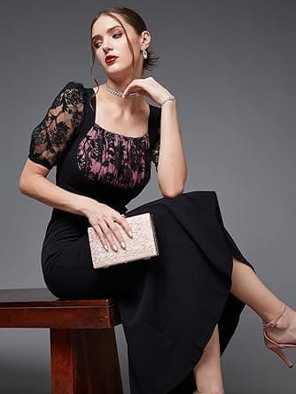 Miss Olive Women Body Con Knee-Long Dress on Amazon.ae - Price Tracker