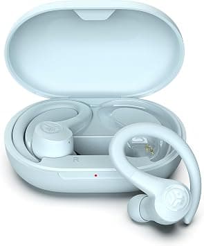 JLab Go Air Sport, Wireless Workout Earbuds Featuring C3 Clear Calling, Secure Earhook Sport Design, 32+ Hour Bluetooth Playtime, and 3 EQ Sound Settings (Light Blue) على Amazon.ae - متتبع الأسعار