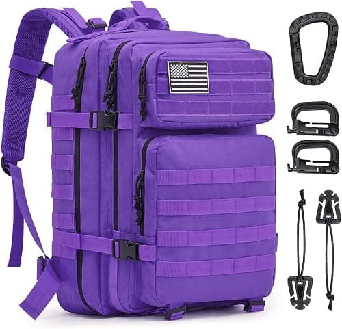 G4Free 40L Military Tactical Hiking Backpack 3 Day Assault Survival Molle Pack Bug Out Bag Fishing Rucksack على Amazon.ae - متتبع الأسعار