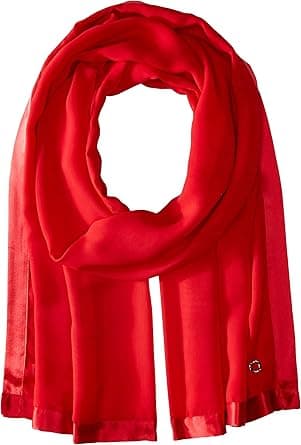 Calvin Klein Women's Satin Edge Wrap Scarf Fashion on Amazon.ae - Price Tracker