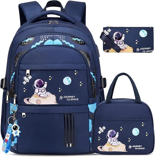ACESAK Backpack for Boys - Kids Backpack with Lunch Bag - Bookbag Set for Kids Boys Girls Teens Elementary Middle School on Amazon.ae - Price Tracker